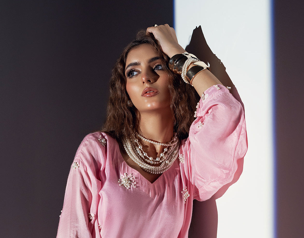 8-Layered Pearl Necklace